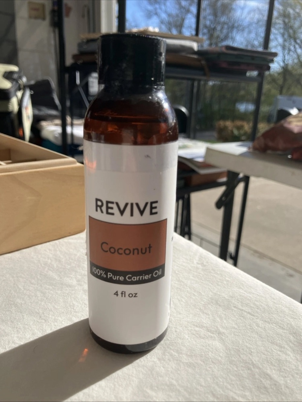 Revive Coconut 100% Pure Carrier Oil - Brown & White Nourishing Serum (4 fl oz)